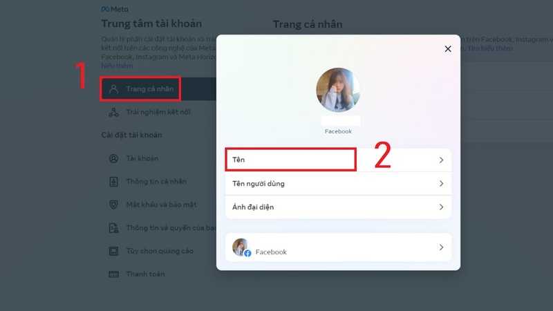 Facebook giới hạn số lần bạn có thể đổi tên