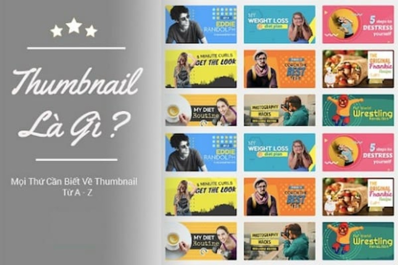 Thumbnail, dịch ra tiếng Việt có nghĩa là "hình ảnh thu nhỏ"