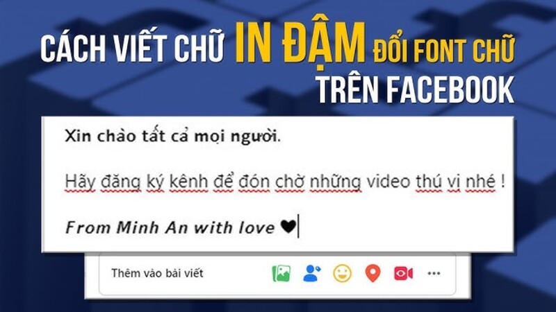 Những cách viết chữ kiểu trên Facebook