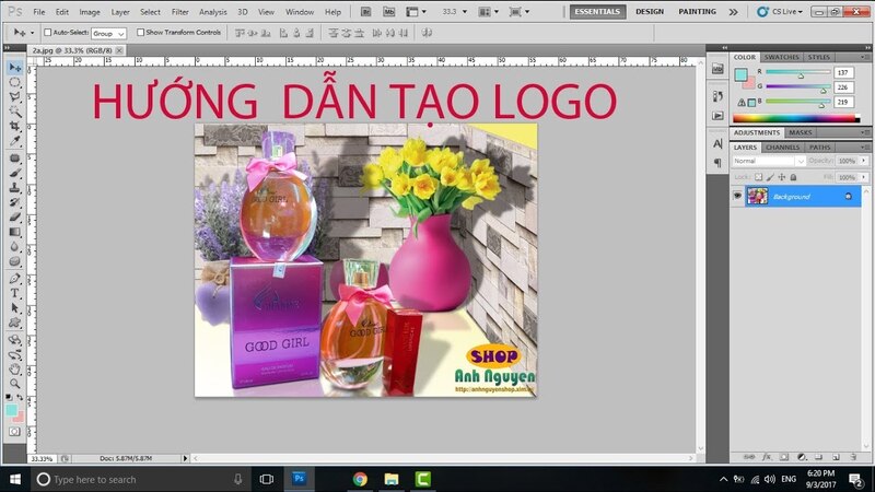 Chèn Logo vào ảnh bằng ứng dụng Picsart