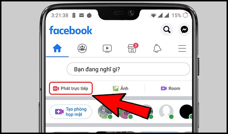 Cách phát trực tiếp trên Facebook bằng điện thoại