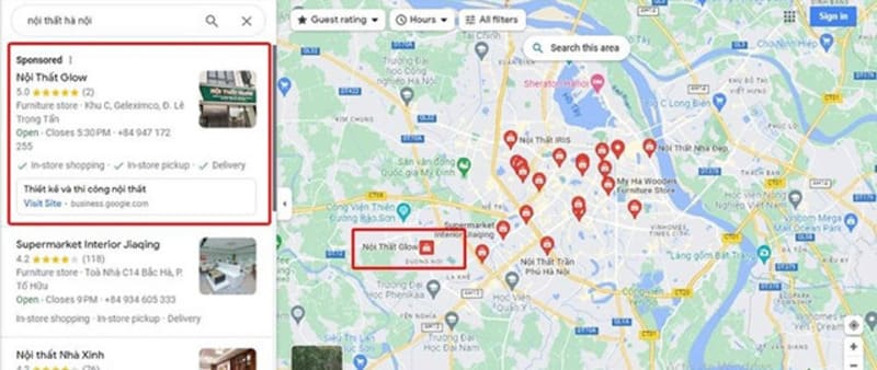 Google Maps là khả năng tiếp cận khách hàng địa phương