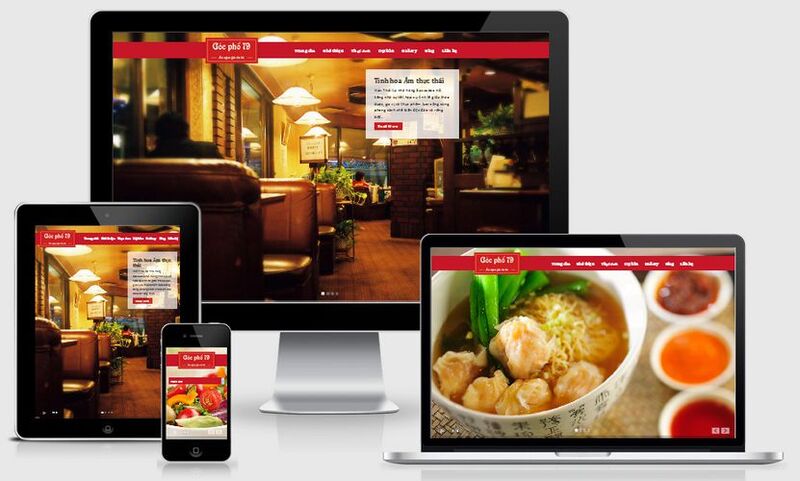 Khi thiết kế website cho nhà hàng nên tích hợp được trên nhiều thiết bị